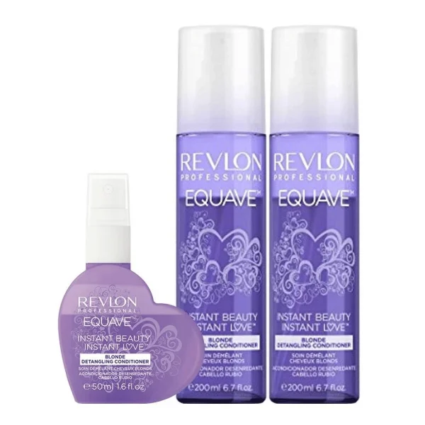 Duo Soins Démêlant Equave Cheveux Blonds Revlon – Un Format Voyage Offert 1