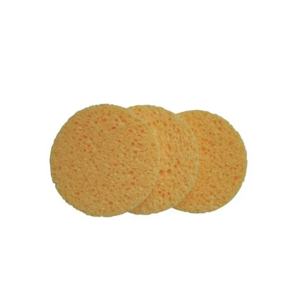 Éponges En Cellulose Rondes Jaunes (x3) ParisAx 1