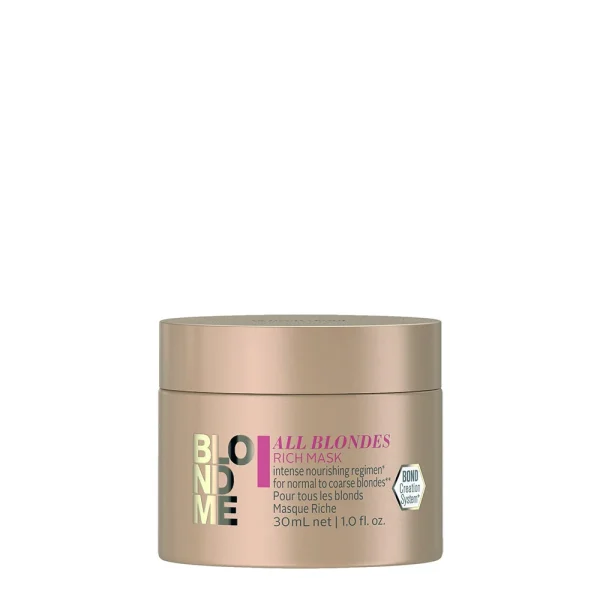 Masque Riche All Blondes BlondMe Schwarzkopf 1